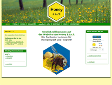 Tablet Screenshot of honey.lu
